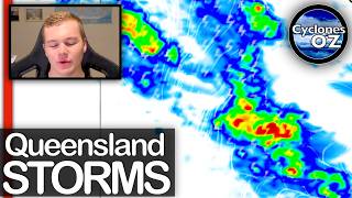 Australia: Severe Thunderstorms in QLD & Vigorous Cold Front Forecast