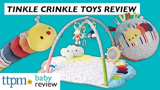 Tinkle Crinkle Toys from Baby Gund | Activity Gym & Baby Toys Review screenshot 1