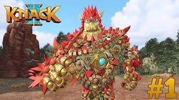 Knack 2 Gameplay Very Hard (PS4) Part 1 - The Wrath of Megatron