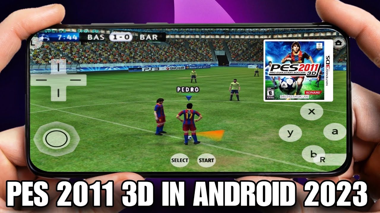 INCRÍVEL!!! PES 2011 3D 3DS IN ANDROID 2023 CITRA UPDATE GAMEPLAY 