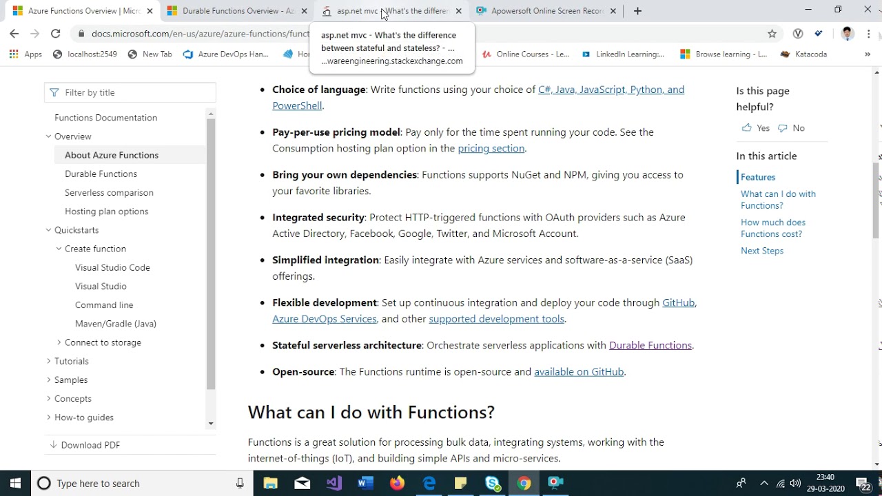Introduction of Azure Function - YouTube