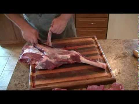 How to bone out a deer (boning a deer) / processing a deer part 2