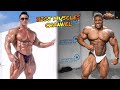 Bodybuilders flexing