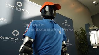 Las Vegas ‘AI Hotel’ introduces talkative robot concierge