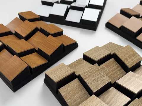 Acoustic absorption diffusion Panel «Zarinity»