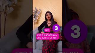 2022 Predictions for those born on 3rd, 12th, 21st, 30th