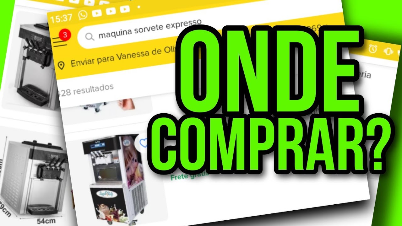 MÁQUINA DE SORVETE EXPRESSO: ONDE VENDE?