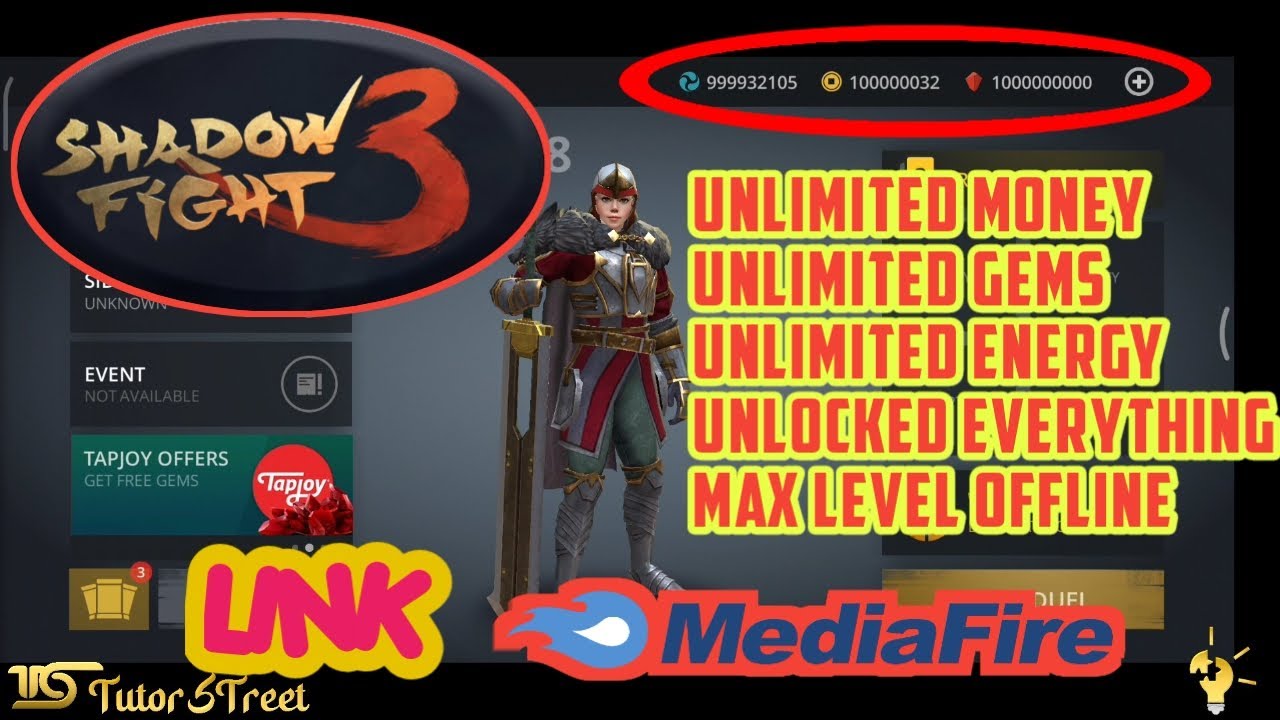 Shadow Fight 3 Mod Apk Offline New Update 2022 Unlimited Money and Gems