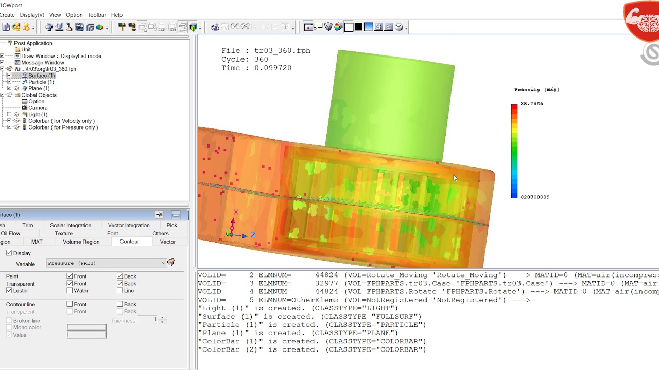 Scflow Rescale Simulation Setup 91 Training 3 Visualize Analysis scFlow CFD MSC Cradle - YouTube