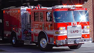 LAFD Engine 75 Responding