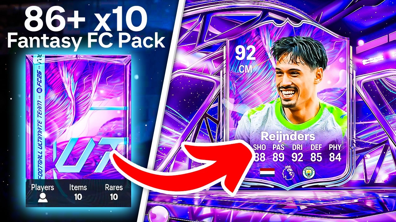 86+ x10 FANTASY TEAM 2 PACKS! 🚨 FC 26 Ultimate Team