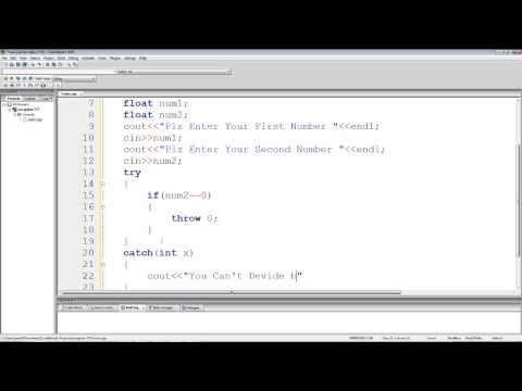 C++ Handling Exception Examples