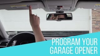 How To Program Garage Opener In Your Volkswagen