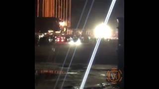 Las Vegas *RARE*  back parking lot footage route 91 shooting