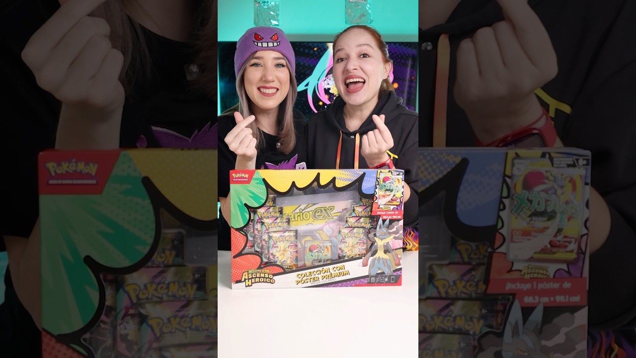 ¡Les mostramos la Premium Poster Collection de Mega Lucario de Ascenso Heroico! 💥 #TCG #Pokemon