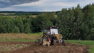 Zdążyć przed burzą czyli ciężka uprawa ugoru  Ursus C330 w roli głównej