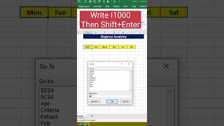 Excel Shortcut Trick- Insert Border😛 #excel #msexcel #eleganceacademy #ytshorts #shorts #border