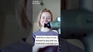 Massage gun mishap tiktok funny
