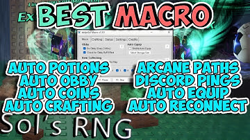 THE ABSOLUTE BEST MACRO IN SOLS RNG?! (DolphSol)