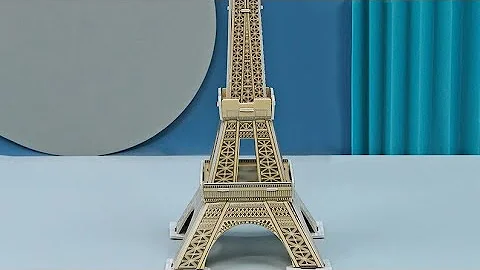 how to put together a EIFFEL TOWER 3D PUZZLE