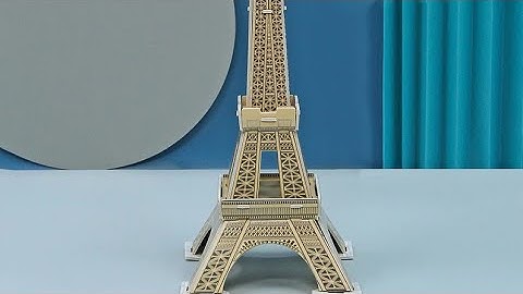 how to put together a EIFFEL TOWER 3D PUZZLE