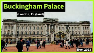 Walking around Buckingham Palace and Trafalgar Square (UK/England)! Nov. 2023