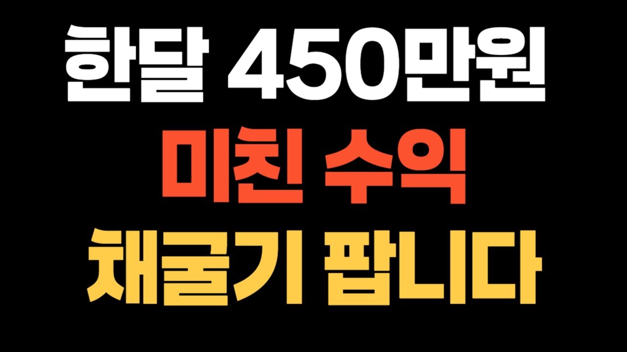 한달 수익 450만원 한달전기세 고작2만원 역대급 채굴기 판매합니다 - YouTube