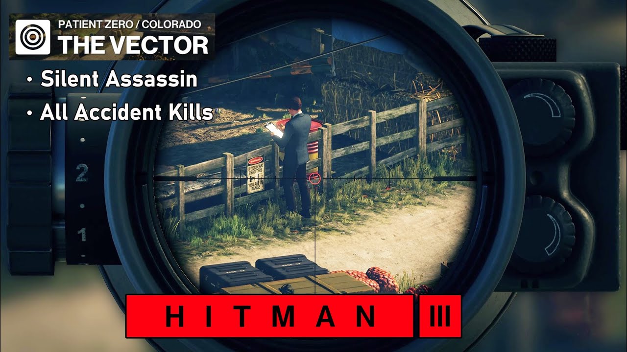 Hitman 3 | The Vector | Silent Assassin | Colorado | Patient Zero | GAMEPLAY #22 | 4K@60fps