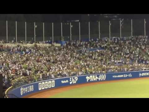 2016/5/26 ヤクルト対阪神 サヨナラの瞬間 ヤクルトファンの大声援!