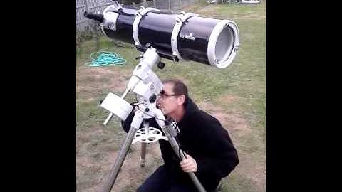 Setting up an EQ5 mount