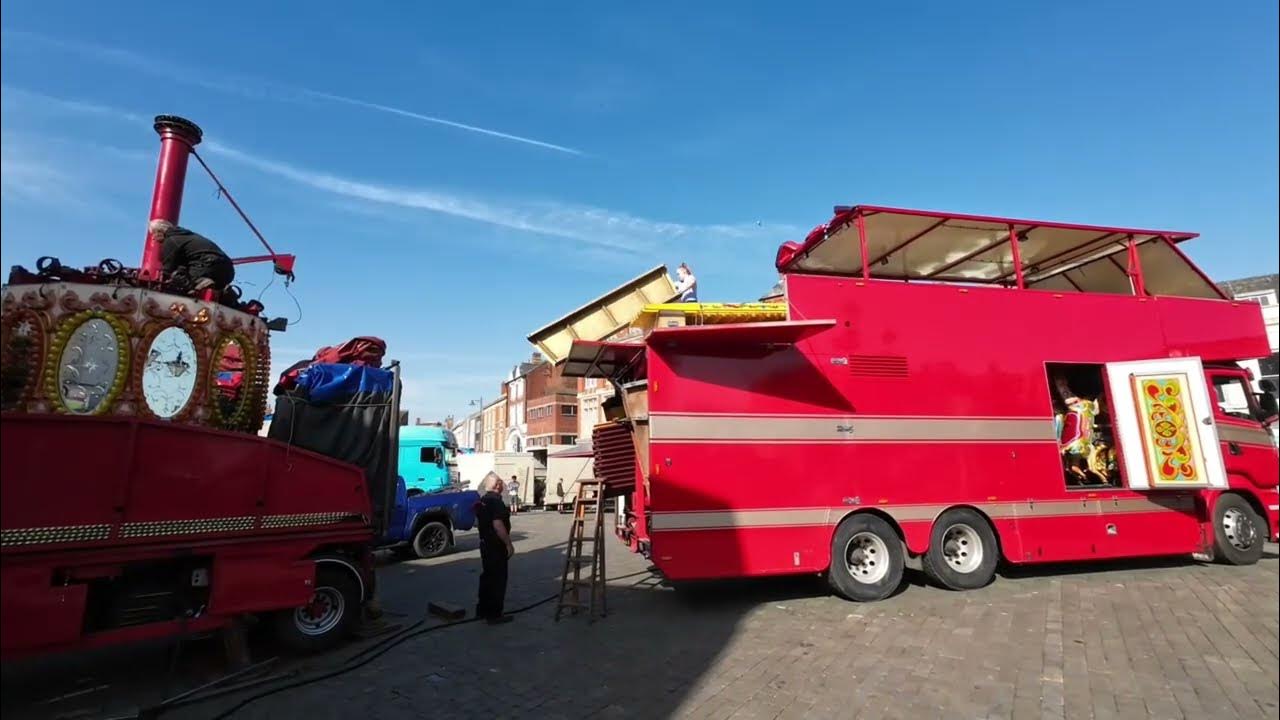 Boston May Funfair PULL ON BUILD UP 2024 YouTube