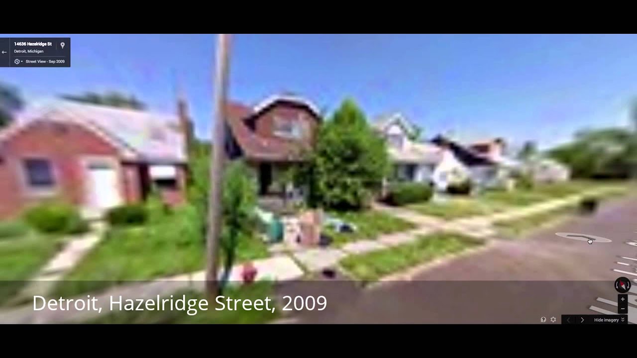 Detroit's Hazelridge Street 2009 to 2014 YouTube