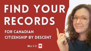 How I Found Records for My Canadian Citizenship by Descent Application (Step-by-Step)
