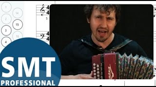 Как играть на гармони Поезд (Игорь Растеряев) | How to play on accordion | SMT Pro