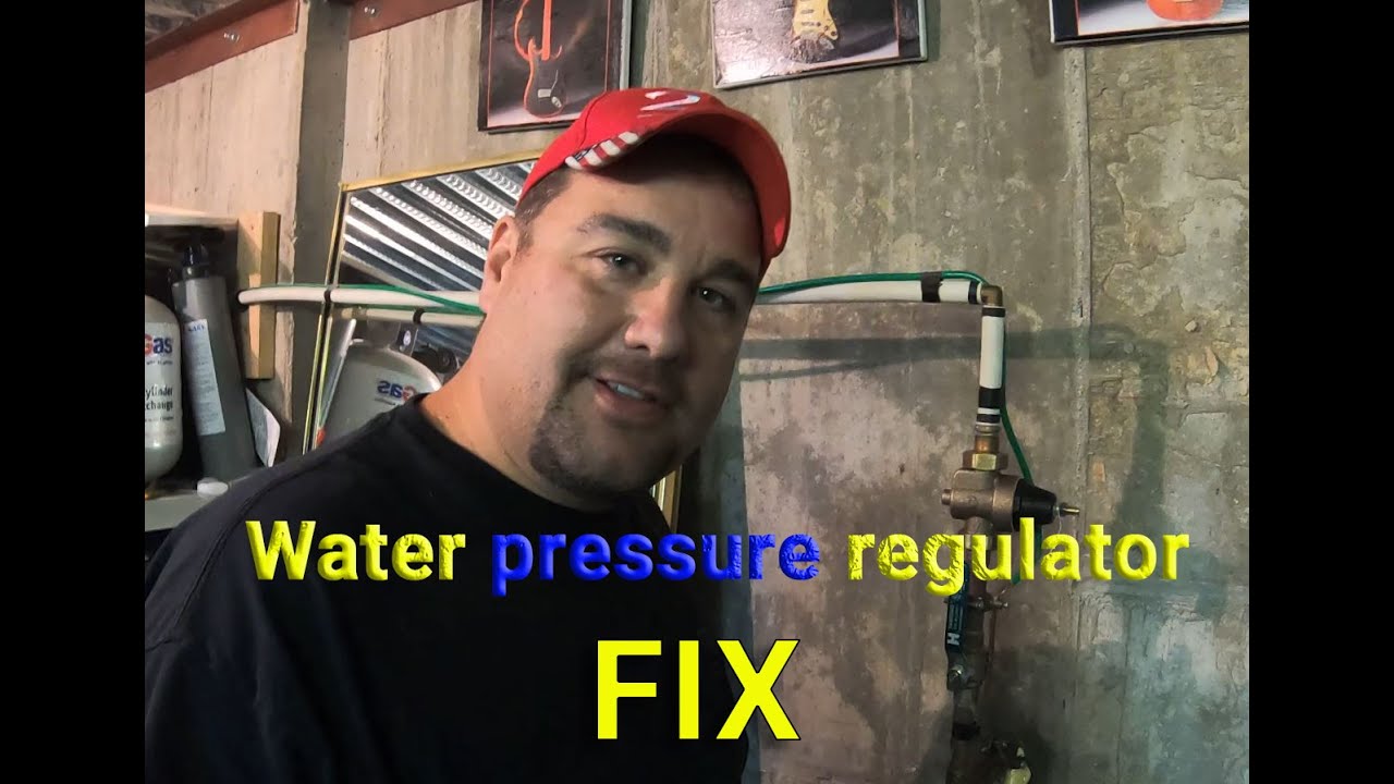 Home repair --water pressure regulator