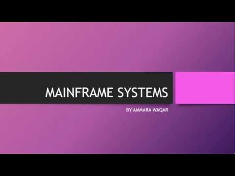 MAINFRAME SYSTEM SIMPLE BATCH SYSTEMS,MULTI-PROGRAMMED SYSTEMS
