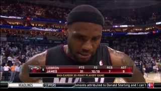 April 28, 2014 - NBATV - Playoffs Rd.1 Game 04 Miami Heat @ Bobcats - Win (04-00)(NBA Gametime)