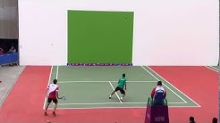 Panamericanos Lima 2019, Paleta Frontón, 2do set Perú (Kevin) vs Mexico (Isaac P.)