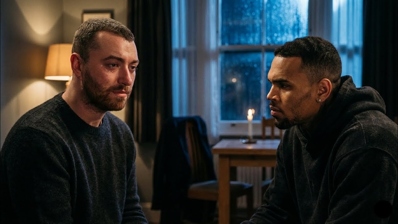 Chris Brown - Saving Me A Space ft.Sam Smith (Lyrics Video)