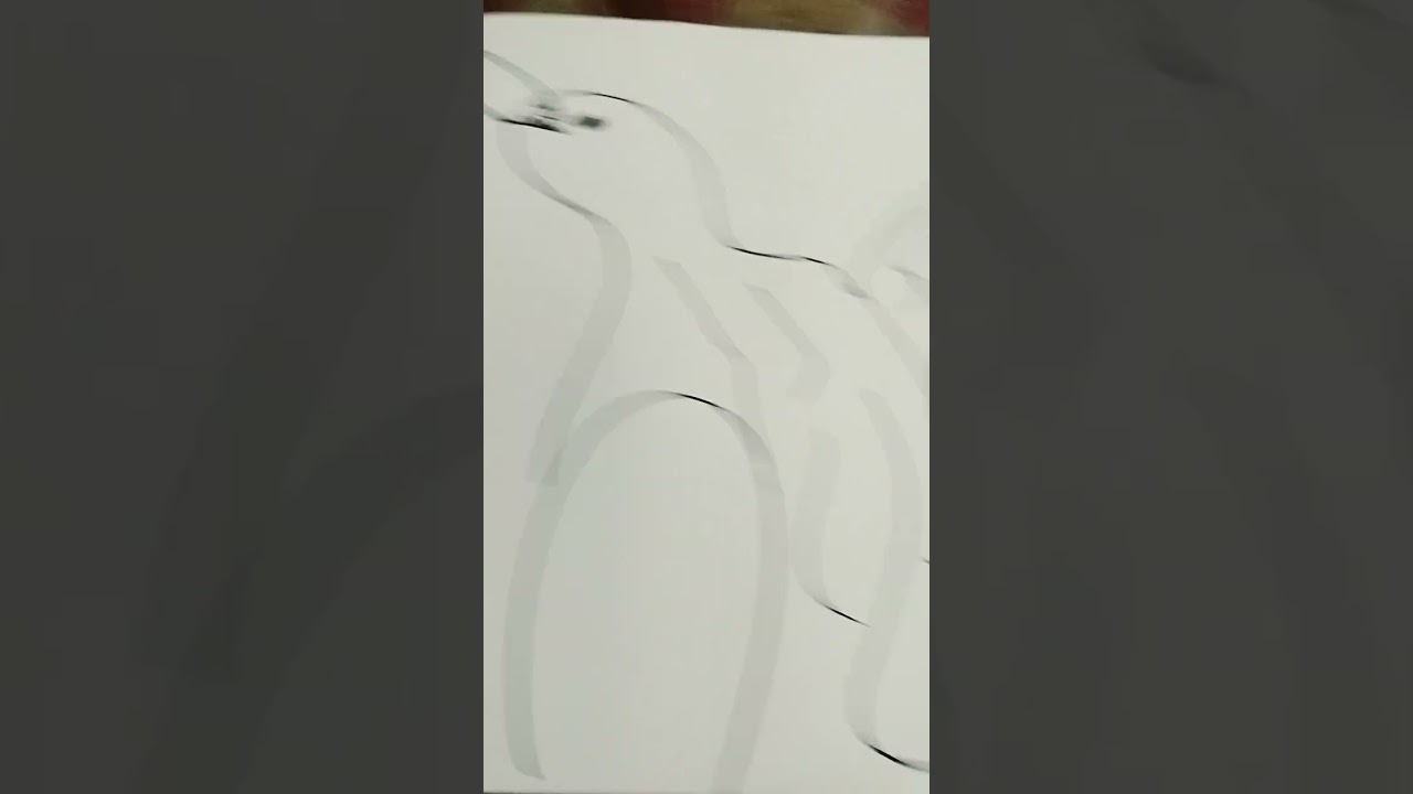 Drawing Godzilla 