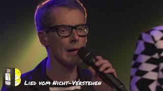 Video thumbnail of "Lied vom Nicht-Verstehen - MAYBEBOP (2018)"