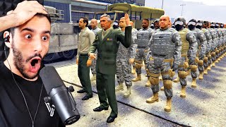 اللعب بالعسكر (مقطع قوي جدا) في لعبة جي تي أي 5 | GTA V Playing as The Army