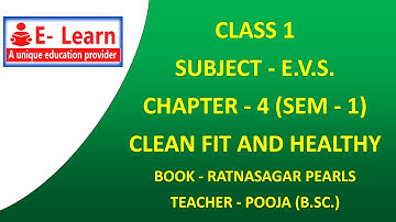 CLASS 1 E V S CHAPTER 4 CLEAN,FIT AND HEALTHY FINAL