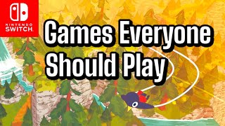 Nintendo Switch Games EVERYONE SHOULD PLAY!