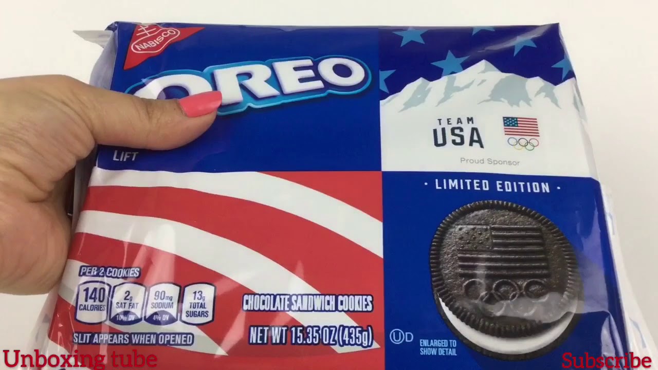 OREO TEAM USA WINTER OLYMPICS COOKIES 🍪 UNWRAPPING! Limited edition