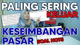 SOAL SOAL YANG SERING KELUAR DI TKA SOSHUM UTBK 2022 - KESEIMBANGAN PASAR