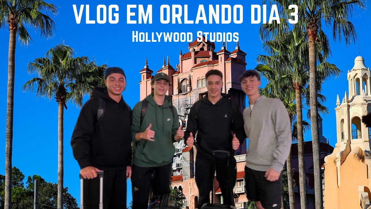 Vlog em Orlando dia 3 - Hollywood Studios