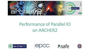 ARCHER2: Performance of Parallel IO on ARCHER2