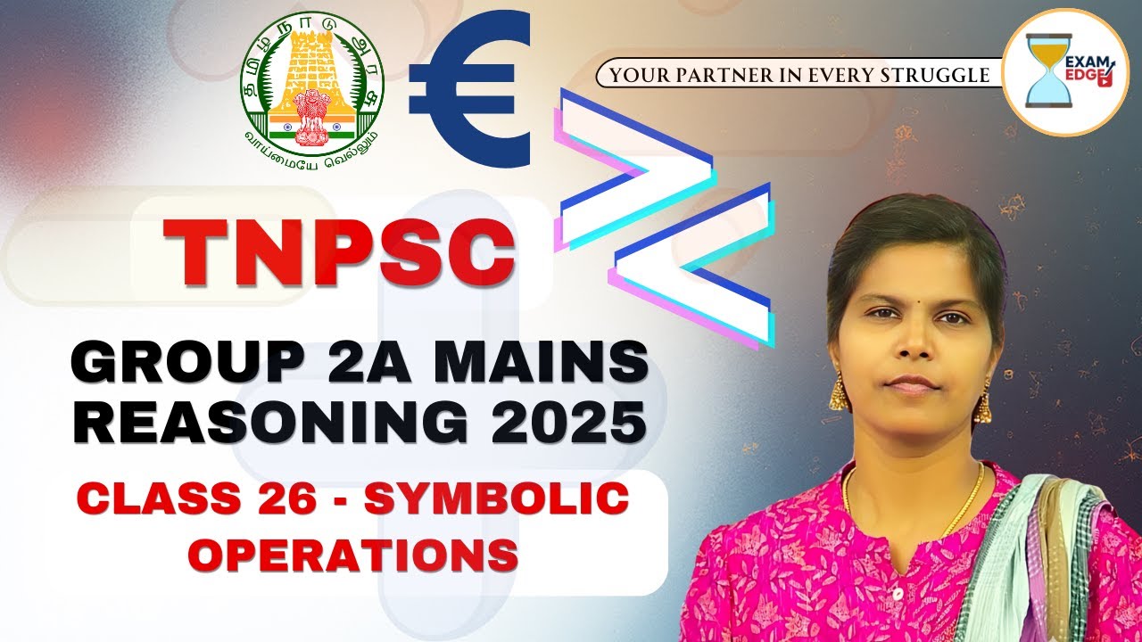 TNPSC Group 2A Mains Reasoning - Class 26 
