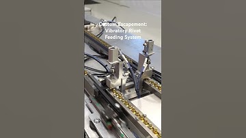 Custom Escapement | Vibratory Bowl Feeder System for Metal Rivets | Bellco Feeders